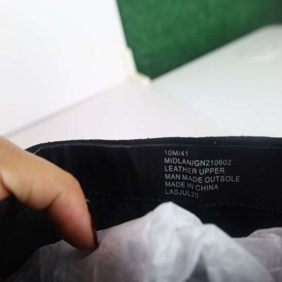 BCBGeneration Womens Midlan Suede Zipper Ankle Boots Black 10 Medium (B M)- 0054 - Picture 15 of 16